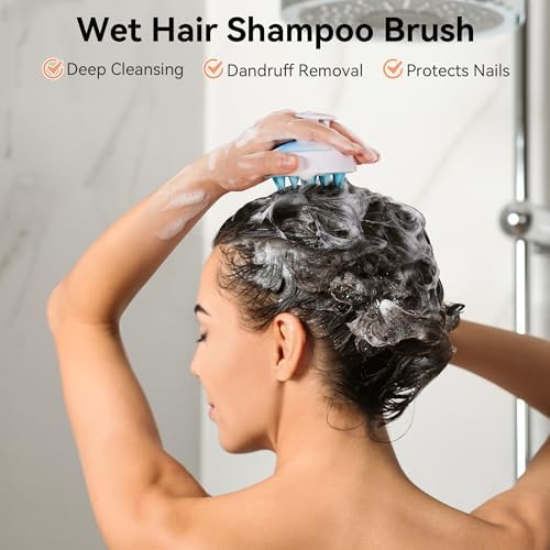 HEETA Scalp Massager Hair Growth Scrubber for Dandruff Removal Hair Care - Image 3