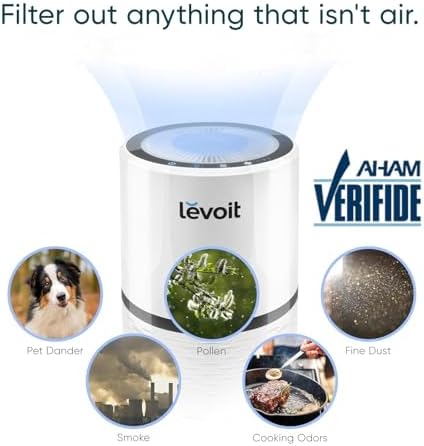 Levoit Air Purifier for Home Pets Bedroom, Air Purifiers Quiet Operation - Image 2