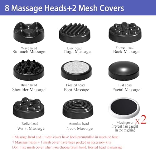 ZY ZERYEW Cordless Cellulite Massager, Handheld & Mini Lymphatic Drainage Massager, Massage Stomach Belly Arms Legs, Body Sculpting Machine for Women Female at Home -1.1lb Weight - Image 6