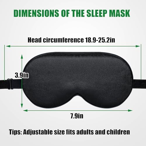Sleep Mask for Women and Men 2 Pcs Eye Mask for Sleeping - Image 5