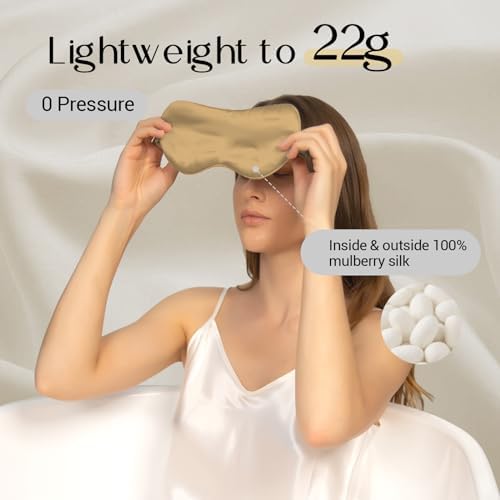 ZIMASILK Adjustable 100% 22 Momme Mulberry Silk Sleep Mask - Image 2