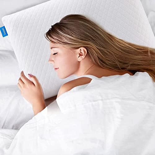 Flat Thin Pillow for Sleeping, 2.4" Slim Stomach Sleeper Pillow Low Profile Bed Pillow, Standard Size with Washable Cover - Image 4