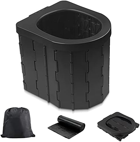 Portable Toilet for Camping, Potty Adults, Porta Travel Commode Bucket Car, Travel, Outdoor, Hiking, Backpack, Trips, Tent, Boat, Beach, Traffic Jam, Home by Unknown
