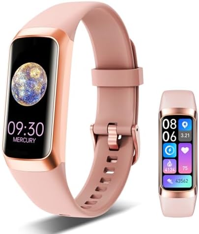 Fitness Tracker – Heart Rate Blood Oxygen Blood Pressure Temp Sleep Calorie by Unknown