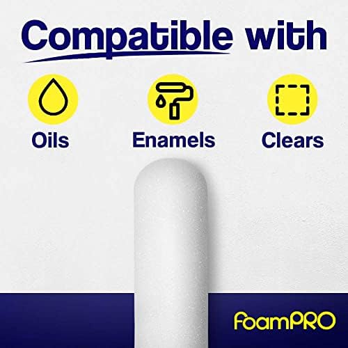 Foampro 165-10 "Fine Finisher" 4" Foam roller Refills Pk/10 - Image 4