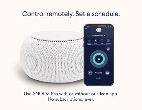 SNOOZ Pro Smart White Noise Sound Machine, Real Fan Inside for Sleeping - Image 4