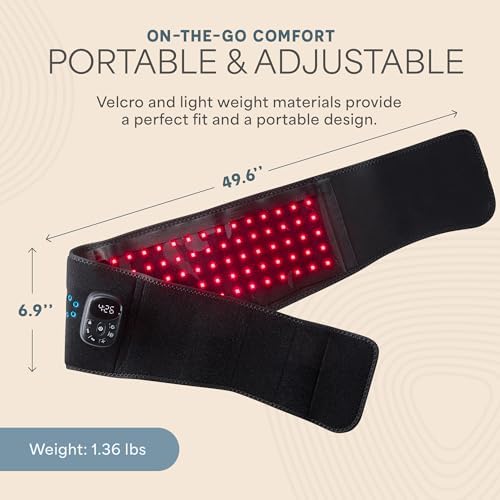 Lifepro Allevared Red Light Therapy Belt - 105 Triple Chip LED Belt - Image 4