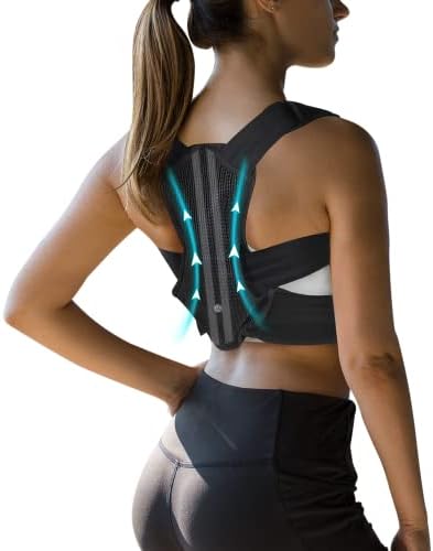 VANRORA Posture Corrector for Women and Men, Adjustable & Comfy Back Brace by VANRORA