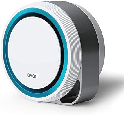 AVARI™ 525 Blue Desktop Personal Air Purifier made in Korea. Filtering Personal Breathing Zone. Ultra Quiet Electro-Static Filters to 0.1 Micron by PADOInc