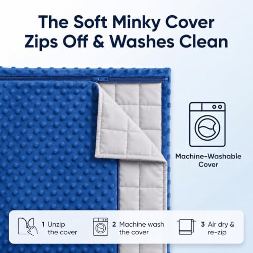 hazli Super-Soft Kids Weighted Blanket 5 Pounds - Weighted Blanket for Kids - Easy to Clean, Washable Minky Cover - 36x48 Inches 5lbs Child - Small Heavy Blanket for Girls and Boys - Image 4