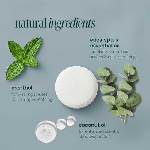 Shower Steamers Aromatherapy Self Care Gift, Eucalyptus 10 Pack - Image 2