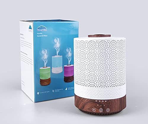 BlueHills 2500 ML Premium XL Essential Oil Diffuser Décor Cover Dark Wood - Image 5