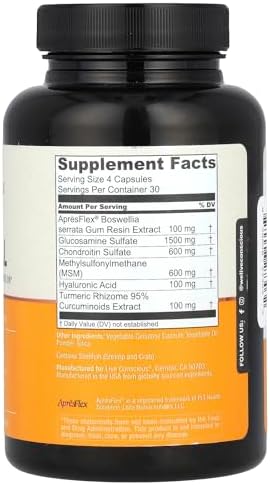 Live Conscious Glucosamine Chondroitin with MSM, Hyaluronic Acid, and More - MoveWell Joint Health Supplement - Image 2