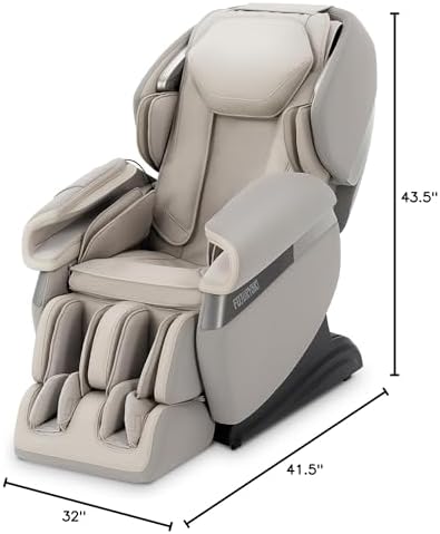 FUJIIRYOKI Calm Plus Flex Frame Track Massage Chair with Zero Gravity Technology, Electric Recliner, and Touchscreen Remote - Relax Your Mind and Body with Soothing Full Body Massages (Space Grey) - Image 3