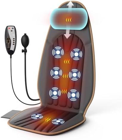 SLOTHMORE Back Massager for Chair, Vibration Massage Chair Pad by SLOTHMORE