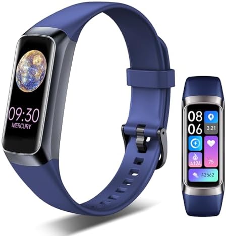 Fitness Tracker – Heart Rate Blood Oxygen Blood Pressure Temp Sleep Calorie by Unknown