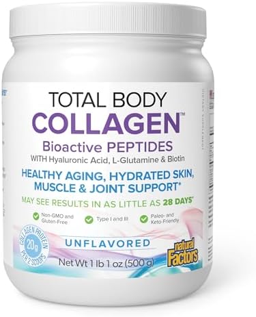 Natural Factors Total Body Collagen, Unflavored, 500 g (38 Servings) by NaturalFactors