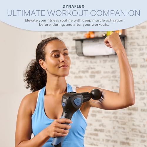 LifePro DynaFlex Percussion Massage Gun, Rotating Arm, 10 Heads, 16 Speeds - Image 6