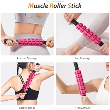 SUBCULTUREPICK 5 in 1 Foam Roller Set for Deep Tissue Muscle Massage - Image 4