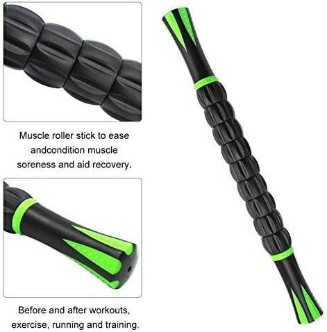 Kunova (TM) Muscle Roller Stick - Massage Tool for Releasing Myofascial Trigger Points, Reducing Muscle Soreness, Soothing Cramps and Relieving Muscle Pain - Image 4