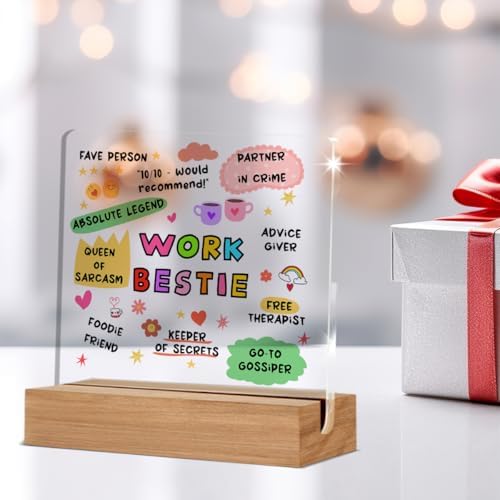 Work Bestie Gifts for Women, Funny Birthday Gifts for Friends Coworkers - Image 5