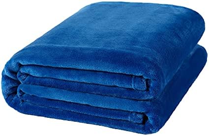 NANPIPER Fleece Blankets, Super Soft Flannel Fuzzy Blanket for Bed Couch, Luxury Cozy Plush Microfiber Blanket-Twin Size,Turquoise Blue by NANPIPER