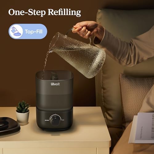 Levoit Humidifiers for Bedroom,Top-Fill Ultrasonic Cool Mist Humidifier - Image 2