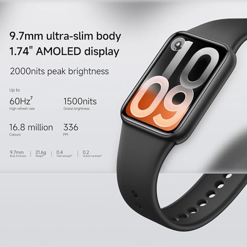XIAOMI Smart Band 10 Pro, 1.74" AMOLED Fitness Tracker, 21-Day Max Battery - Image 3