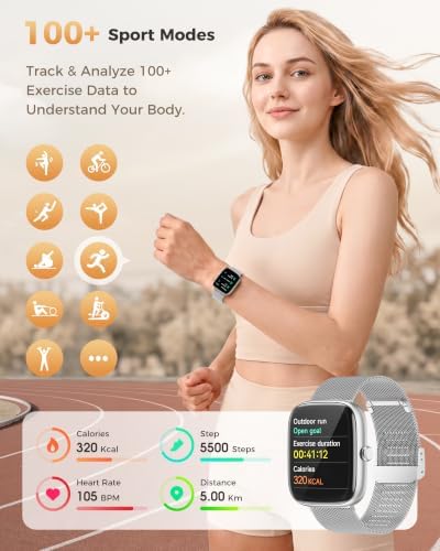 Smart Watches for Women Android/iPhone, Fitness Trackers with Answer/Call - Image 4