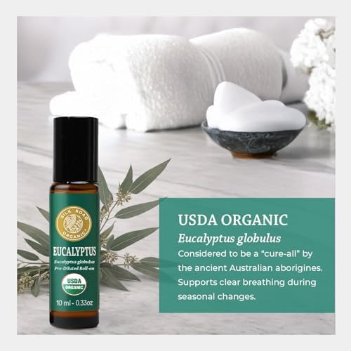 Silk Road Organic Eucalyptus Essential Oil Breath Roll-On, USDA Certified - Image 6