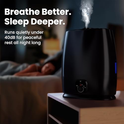 Everlasting Comfort 6L Humidifiers for Bedroom, Quiet 50HR Runtime No-Filter Supersized Cool Mist Humidifier Large Room for Whole House, Plants, Baby Nursery, Allergies, Dry Skin, Congestion, Indoor - Image 5