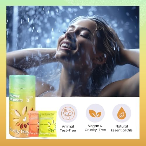 BodyRefresh Shower Steamers Aromatherapy 8 Pack - Shower Bombs for Stress Relief, Home Spa Self Care Relaxation, Spa Gifts for Women Mom Wife Sister Girlfriend - Image 2