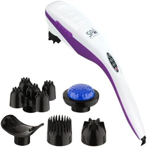 SPA SCIENCES - Vara - Handheld Deep Tissue Massager for Muscles, Back, Foot, Neck, Shoulder, Leg, Calf - Electric Percussion Body Massage - FSA and HSA Eligible - Helps Stimulate Cellulite Zones - Image 2