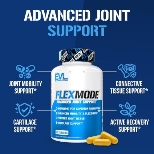 EVL FlexMode Joint Support with Glucosamine & Chondroitin - 60 Servings - Image 3