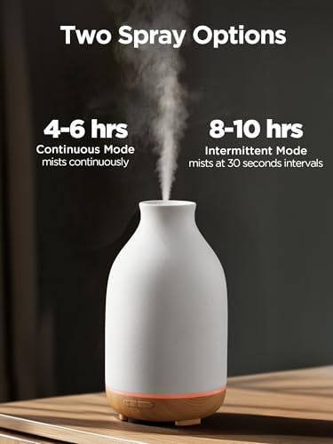 InnoGear 150ml Ceramic Essential Oil Diffuser, Diffusers for Home, Yellow - Image 4