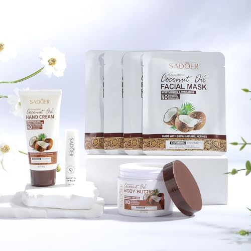 Coconut Spa Gifts for Women Birthday Self Care Kit Mothers Gifts Basket Thank You Relaxing Bath Sets for Moms Friends Co-worker Daughter Girlfriend Grandma Sister Teacher Daughter-in-Law - Image 6