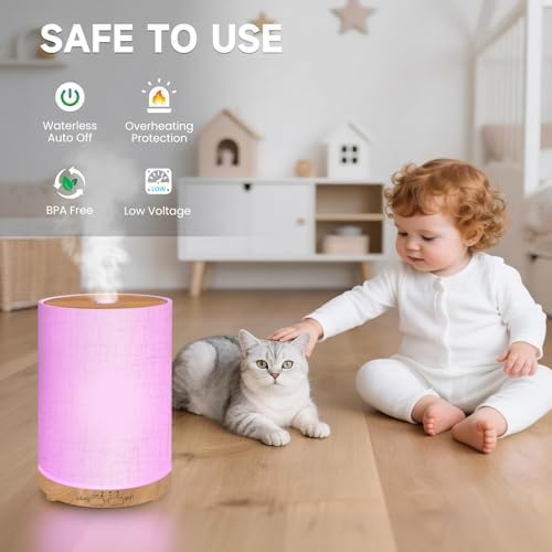 URPOWER 100mL Essential Oil Diffuser Scent Diffusers Oil Machine for Home - Image 4