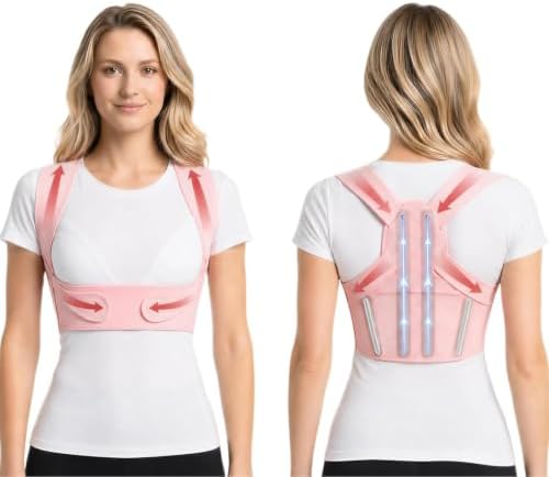 Back Brace Posture Corrector for Women - Upper Back Under Clothes Invisible by Unknown