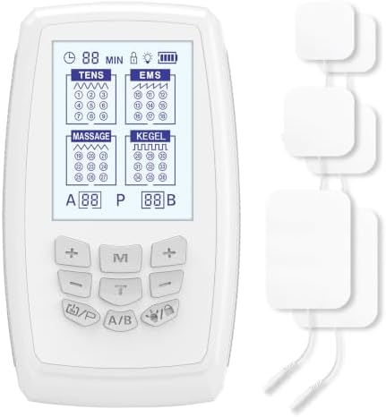 TENS Unit Muscle Stimulator, Multifunctional Impulses to Pain Relief for Muscle,Joints and Muscle Strengthening Training by PAIMNRE