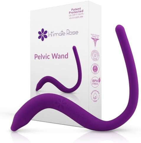 Intimate Rose Non-Vibrating Pelvic Wand, Pelvic Floor Muscle Massager by IntimateRose