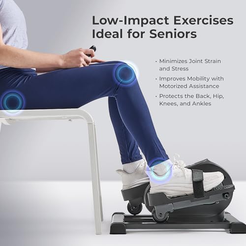 Sunny Health & Fitness Under Desk Pedal Elliptical Machine Leg Exerciser - Image 4