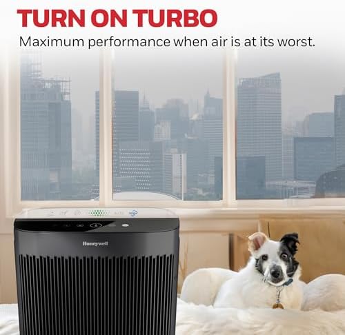 Honeywell HEPA Air Purifier for Home and Large 1700 ft² Rooms, Black - Image 5