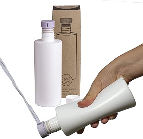 CuloClean Portable Bidet for Toilet or Travel (Lilac). Peribottle for Postpartum Care. After Labor Essentials. Spray Douche for Mom and Baby. (CuloClean + Bottle, 1pcs Lilac) by CuloClean
