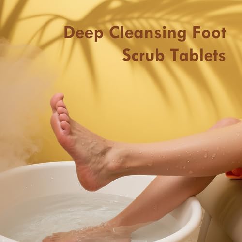 NOVAL Pedicure Spa Tablet - Fast Dissolving, Gentle & Portable Foot Soak for Softening Calluses & Hydrating Skin, Tiny Travel Size, Pineapple Scent - Image 5