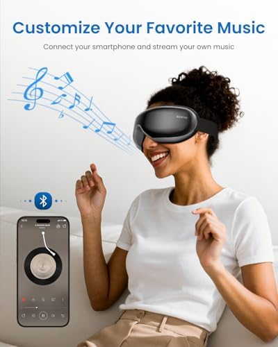 RENPHO Eyeris 1 Eye Massager with Heat, FSA Eligible HSA, Heated Eye Mask for Head Tension, Eye Strain & Screen Fatigue, Birthday Gifts for Men and Women - Image 5