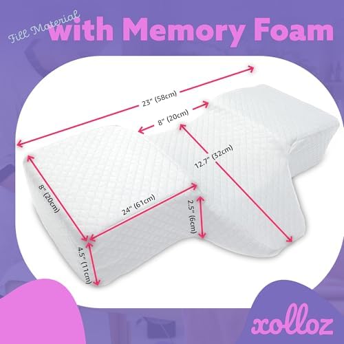 Lash Pillow, Memory Foam Eyelash Pillow for Lash Beds, White - Image 4