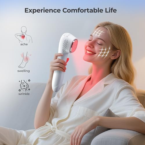 Morfone Handheld Red Light Therapy Device, Wireless Wand for Pain Relief - Image 2
