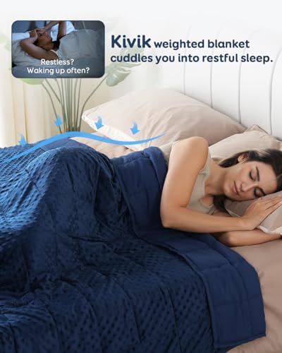 Kivik 20lbs Weighted Blanket for Adults, 60"x80" Queen Size Heavy Blankets - Image 2