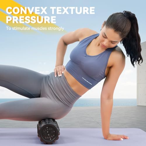 Vibrating Foam Roller, 5-Speed Electric Roller, Rechargeable - Image 6