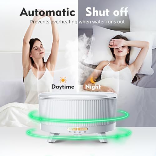 500ml Essential Oil Diffuser, Ultrasonic Aromatherapy Humidifier - Image 2